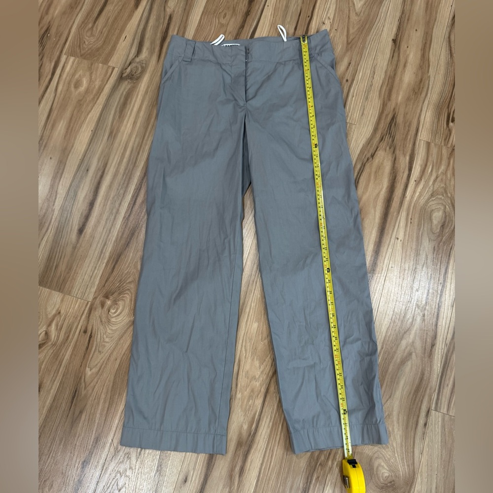 Jil Sander Gray Chinos Sleek Straight Leg